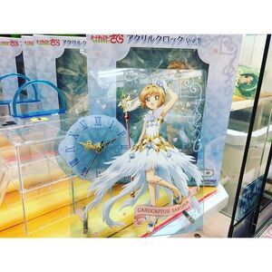 NEW Card Captor Sakura Clear Card Sakura Acrylic Clock Official Japan
